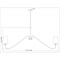 Z-Lite Gianna Chandelier, 8-Light, 60.25 In.W x 23.25 In.H, Matte Black/White 7509-8-60MB - alternate 2